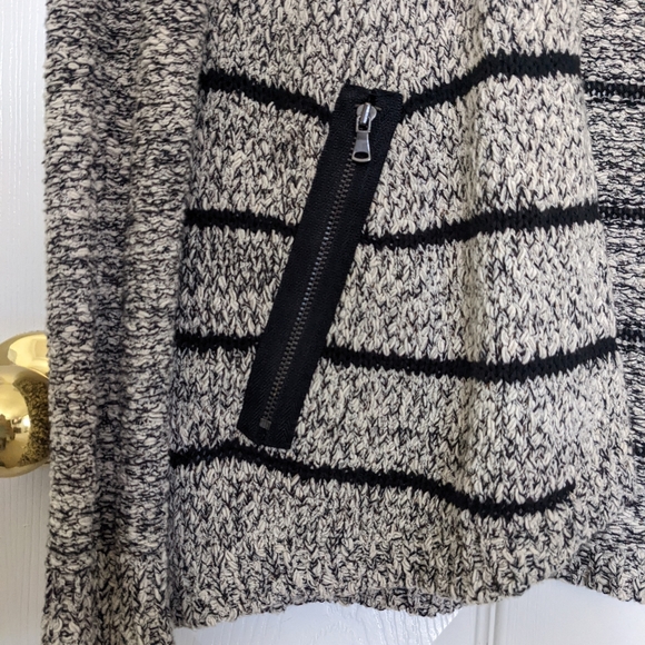 Lou & Grey Open Front Striped Cardigan - Size S - Picture 3 of 5